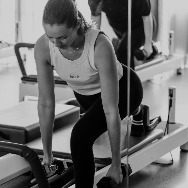 Beginner feels pilates class